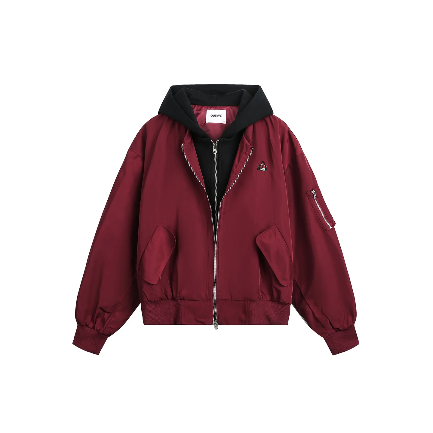 Autumn Fashion Men's Color-coded Casual Trendy Hooded Zipper Long Sleeve Basic Pilot Jacket Male Clothes Coat Fake 2 Piece Sets
Autumn Fashion Men's Color-coded Casual Trendy Hooded Zipper Long Sleeve Basic Pilot Jacket Male Clothes Coat Fake 2 Piece Sets