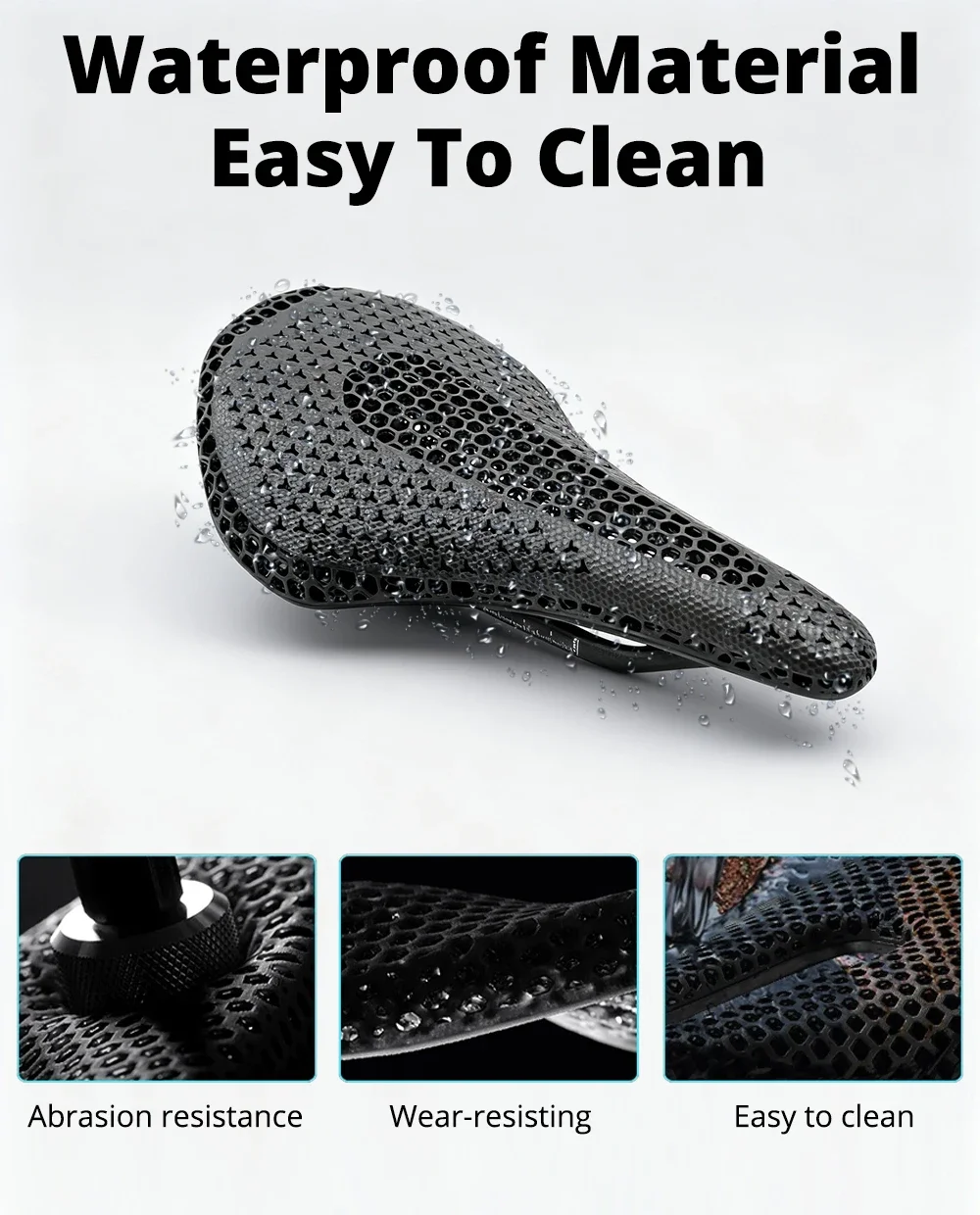 ULLICYC Ultra 3D Printed Ultralight Bicycle Seats 189g 255x145mm Carbon Fiber Bicycle Seats for MTB Road Gravel Bike Parts
ULLICYC Ultra 3D Printed Ultralight Bicycle Seats 189g 255x145mm Carbon Fiber Bicycle Seats for MTB Road Gravel Bike Parts