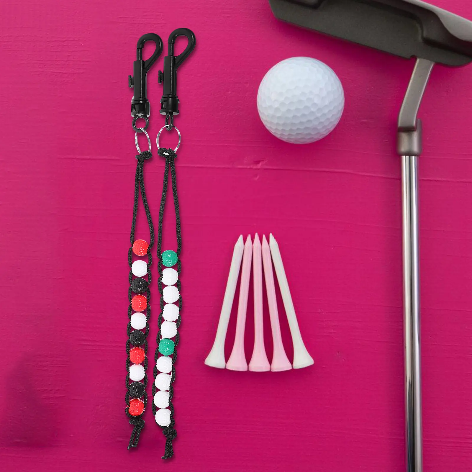 2Pcs Golf Score Counter Bead Chain Golfing Stroke Counter Outdoor Golfing Scoring Tool Exquisite Workmanship Long Service Life
2Pcs Golf Score Counter Bead Chain Golfing Stroke Counter Outdoor Golfing Scoring Tool Exquisite Workmanship Long Service Life