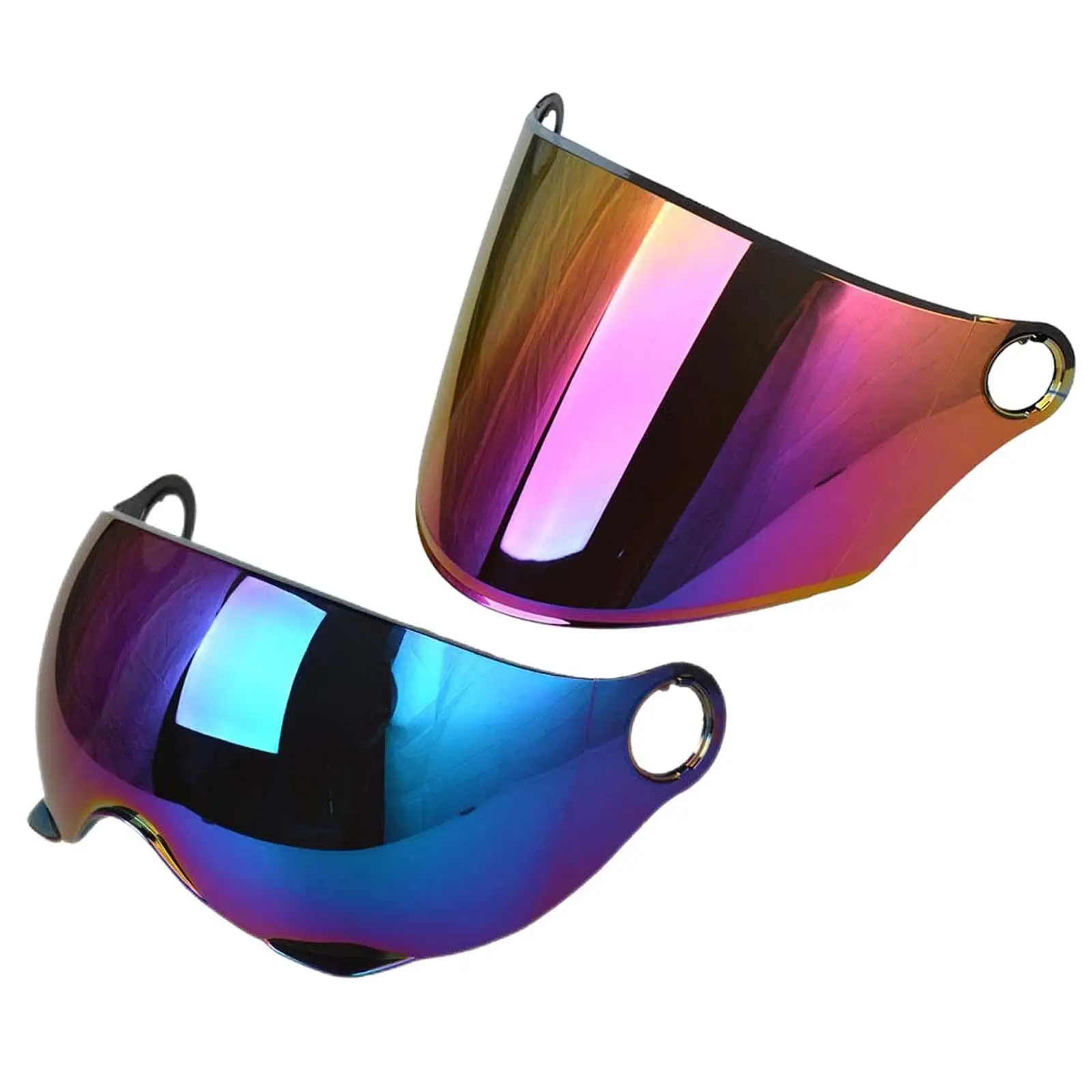 Universal Shield Visor Lens, Motorcycle Replace Flip up Down Wind Shield, for Helmets Open Face 3 Snap Full Face
Universal Shield Visor Lens, Motorcycle Replace Flip up Down Wind Shield, for Helmets Open Face 3 Snap Full Face