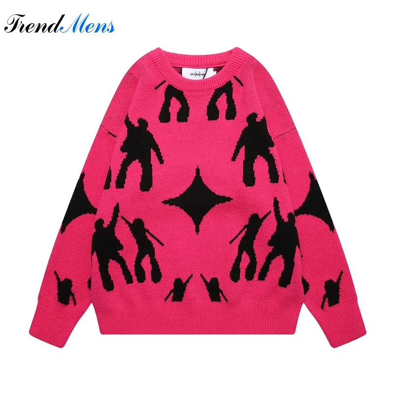 Abstract Human Shadow Knitwear Men Fashion Couple Harajuku Casual Pullover Hip-hop High Street Full Print Sweater Autumn Winter
Abstract Human Shadow Knitwear Men Fashion Couple Harajuku Casual Pullover Hip-hop High Street Full Print Sweater Autumn Winter
