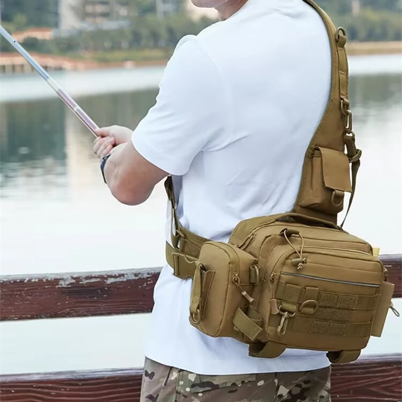 Fly Fishing Backpack with Rod Fishing Tackle Backpack Lure Box Gear Storage Bag Fanny Pack for Men Holder Sling Shoulder Bag
Fly Fishing Backpack with Rod Fishing Tackle Backpack Lure Box Gear Storage Bag Fanny Pack for Men Holder Sling Shoulder Bag