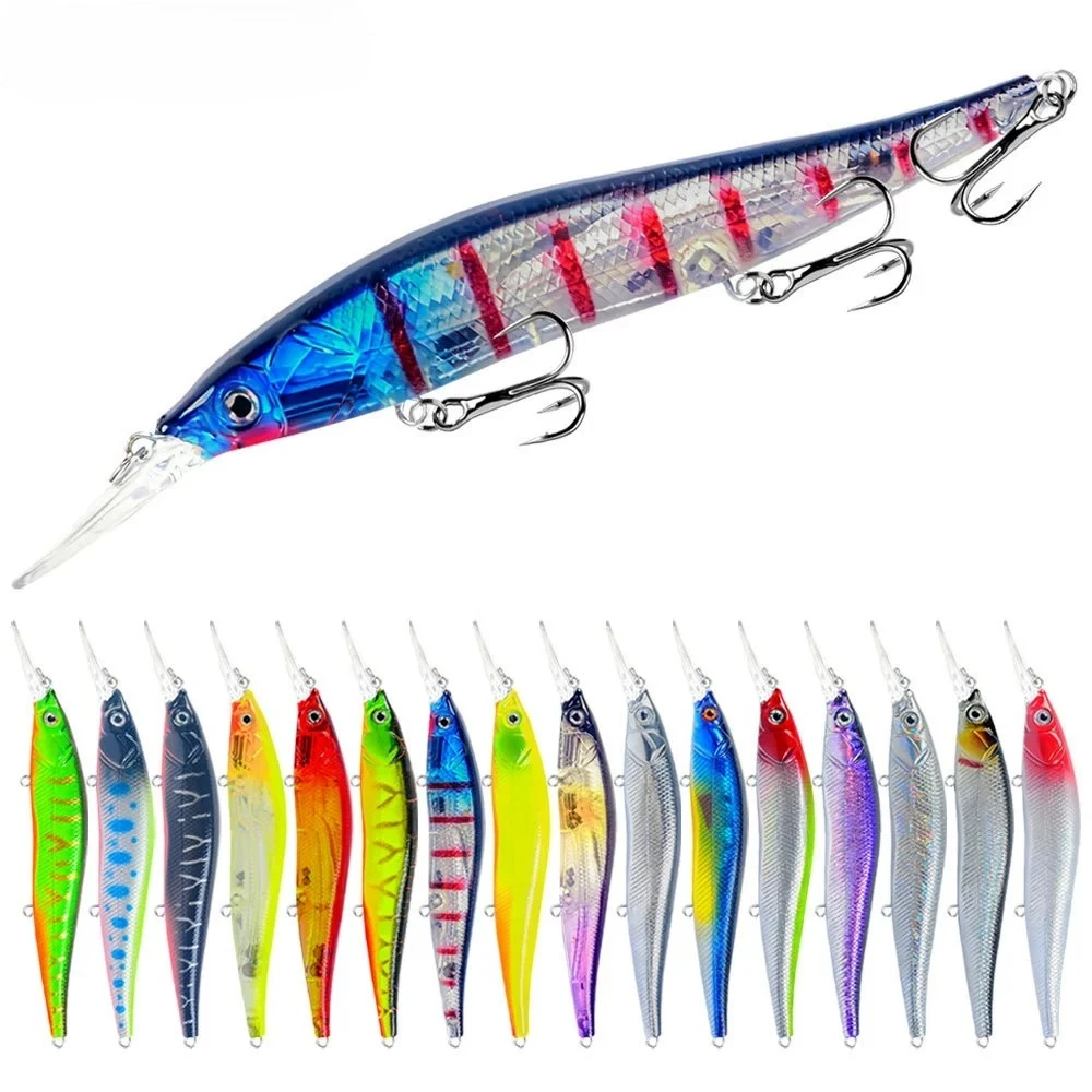 1PCS 13.5cm 15.5g 16 Colors Floating Mino Bait, Long-range Biomimetic Bait for Sea Fishing 2025 Winter New Arrivals
1PCS 13.5cm 15.5g 16 Colors Floating Mino Bait, Long-range Biomimetic Bait for Sea Fishing 2025 Winter New Arrivals