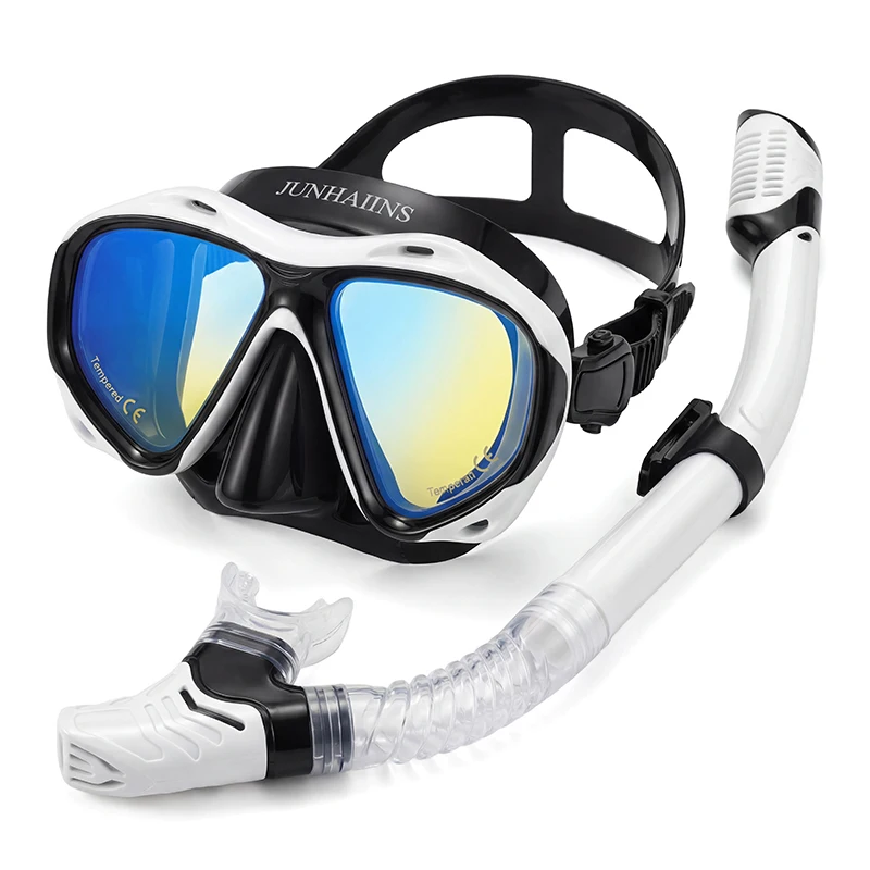 Professional Dry Snorkel Mask Set, Panoramic Wide View Anti-Fog,Soft Leak-Proof, Snorkeling Gear for Swimming Diving Snorkeling
Professional Dry Snorkel Mask Set, Panoramic Wide View Anti-Fog,Soft Leak-Proof, Snorkeling Gear for Swimming Diving Snorkeling