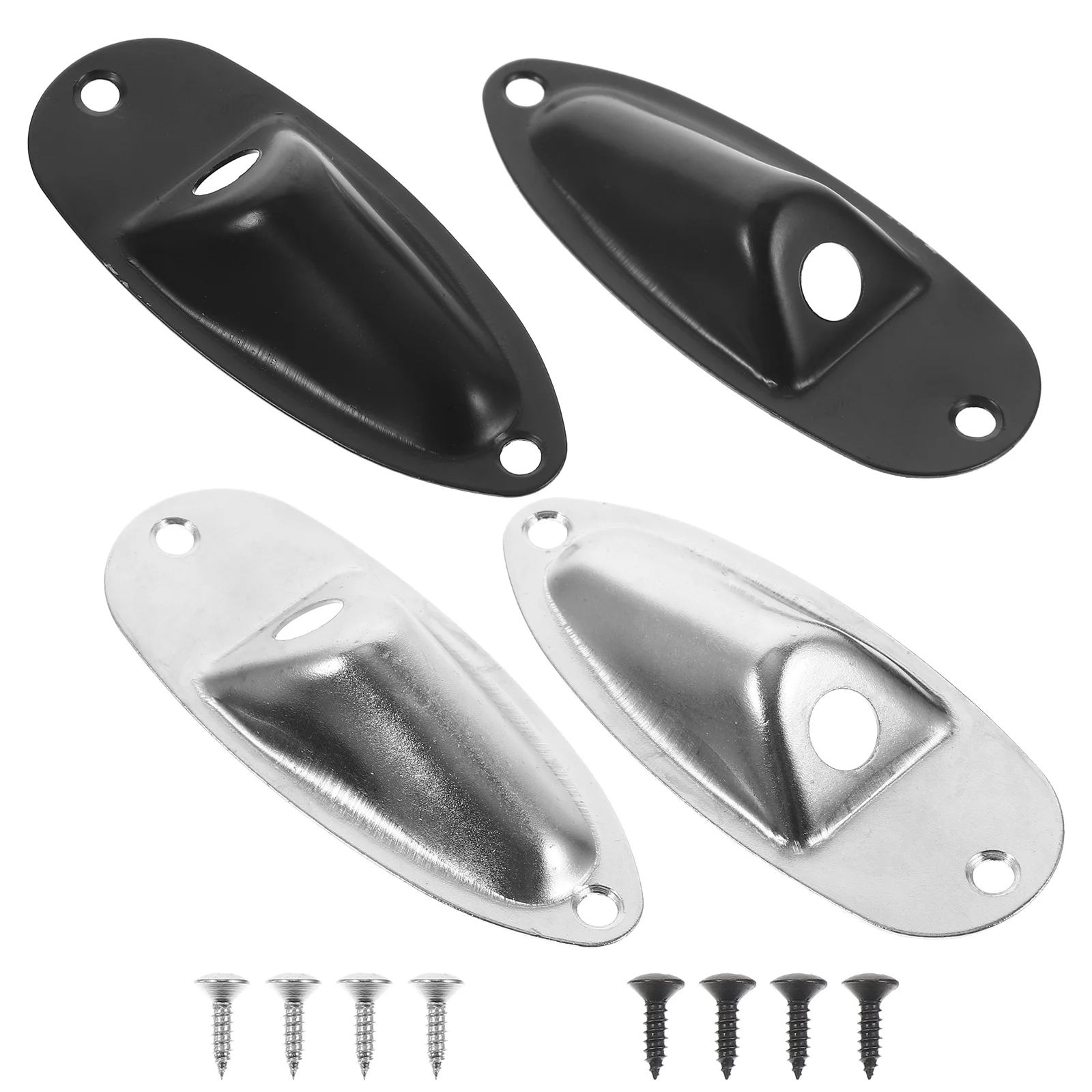 4 Sets Electric Guitar Socket Plates Metal Jack Covers Smooth Non Burr Maintenance Colors Output Input Replacement Parts
4 Sets Electric Guitar Socket Plates Metal Jack Covers Smooth Non Burr Maintenance Colors Output Input Replacement Parts