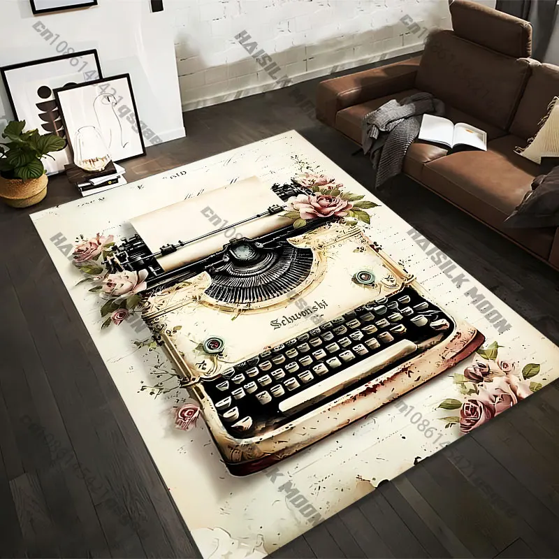 21 Sizes Vintage typewriter with floral design Printed Area Rugs for Adult Yoga Mats Living Room Decor Personalized Doormat
21 Sizes Vintage typewriter with floral design Printed Area Rugs for Adult Yoga Mats Living Room Decor Personalized Doormat