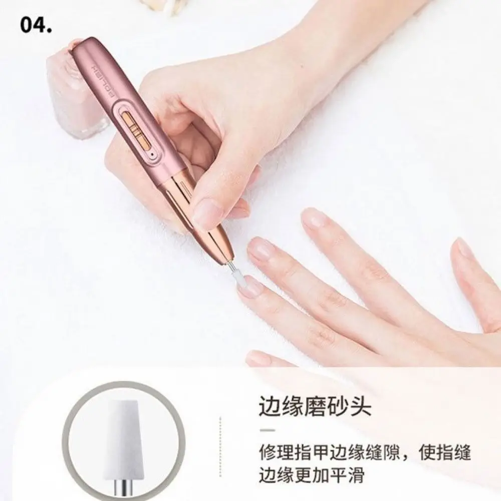 Handheld Electric Nail Polisher Rechargeable Low Noise Electric Nail Drill Machine Powerful Nail Grinder Kit Nail Care Kit
Handheld Electric Nail Polisher Rechargeable Low Noise Electric Nail Drill Machine Powerful Nail Grinder Kit Nail Care Kit