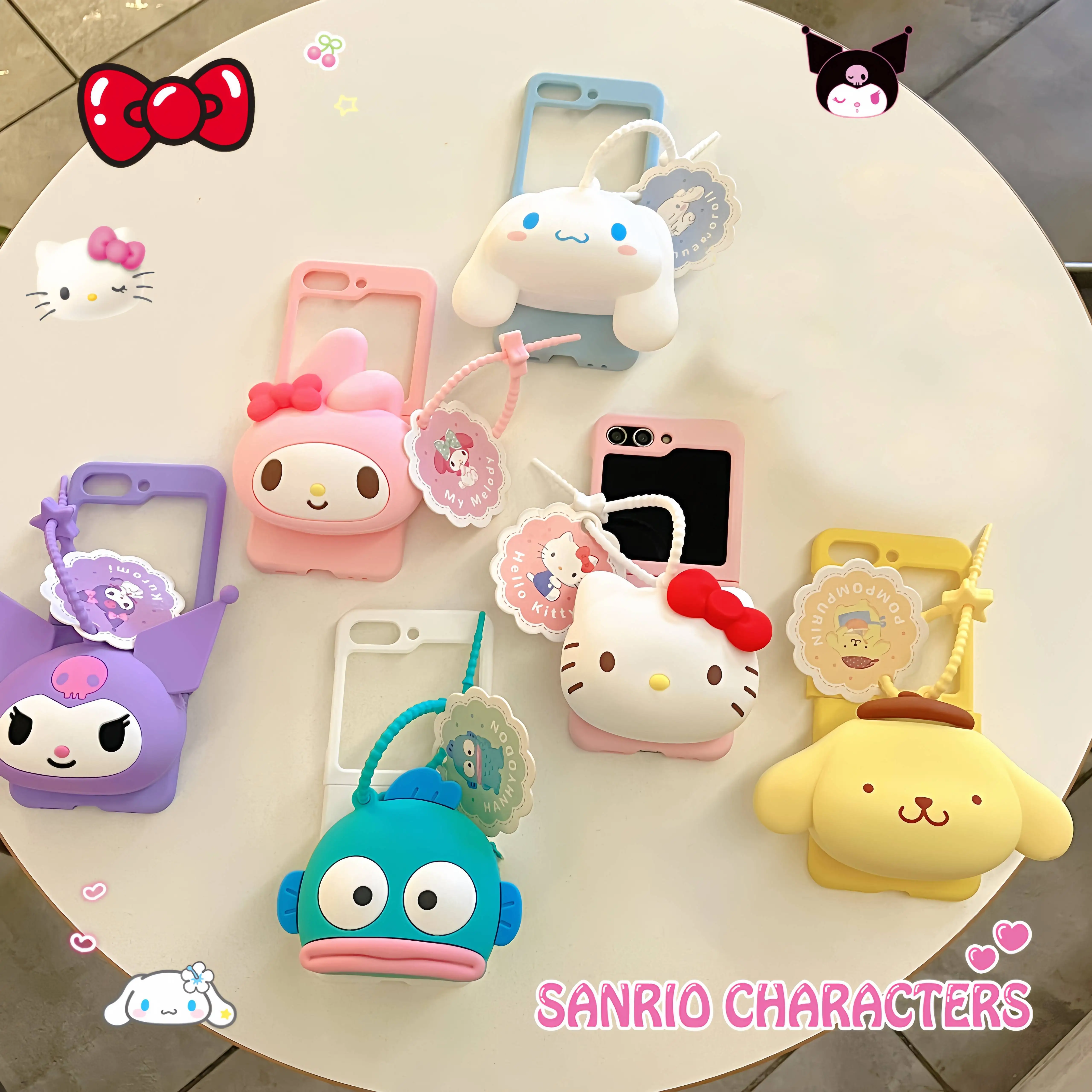 3D Hello Kitty My melody Kuromi Coin Purse Phone Case for Samsung Galaxy Z Flip 3 4 Hard PC Back Cover for Z Flip 5 Case Case
3D Hello Kitty My melody Kuromi Coin Purse Phone Case for Samsung Galaxy Z Flip 3 4 Hard PC Back Cover for Z Flip 5 Case Case