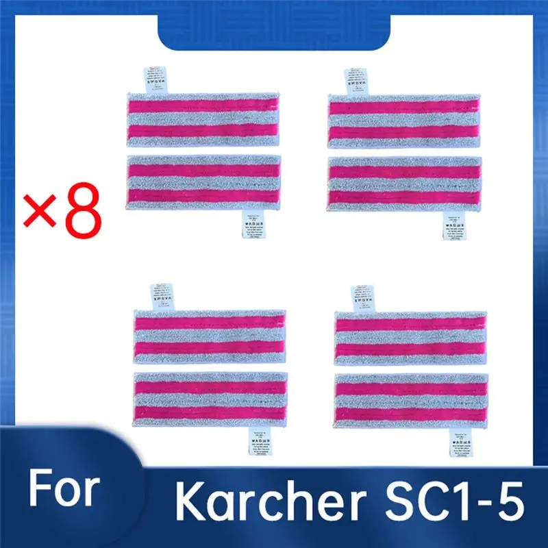 A60T Effortless 8 PCS Steam Microfiber Mop Cloths For Karcher SC1 SC2 SC3 SC4 SC5 Steam Mop Accessories Replacement Parts
A60T Effortless 8 PCS Steam Microfiber Mop Cloths For Karcher SC1 SC2 SC3 SC4 SC5 Steam Mop Accessories Replacement Parts