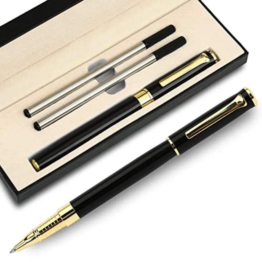 Luxury Ballpoint Pen Refill Line width 0.5mm, Best Office Pen Gift for Men and Women Professional Executive, Nice BallPens Clas
Luxury Ballpoint Pen Refill Line width 0.5mm, Best Office Pen Gift for Men and Women Professional Executive, Nice BallPens Clas