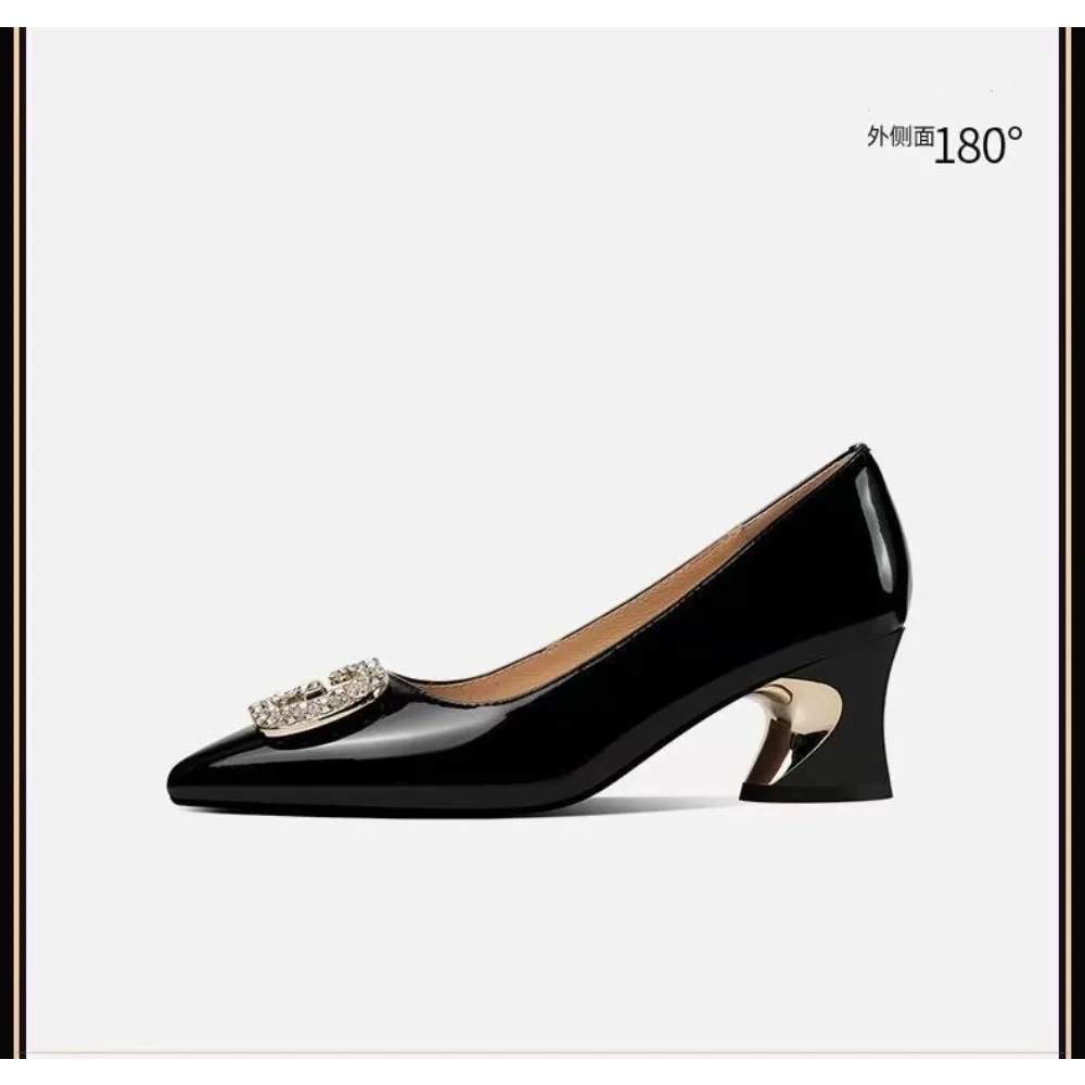 Delicate Rhinestone Buckle Pumps Woman Block High Heels Shoes Party Dress Brides Wedding Tacones Ladies Wedges Escarpins Femmes
Delicate Rhinestone Buckle Pumps Woman Block High Heels Shoes Party Dress Brides Wedding Tacones Ladies Wedges Escarpins Femmes