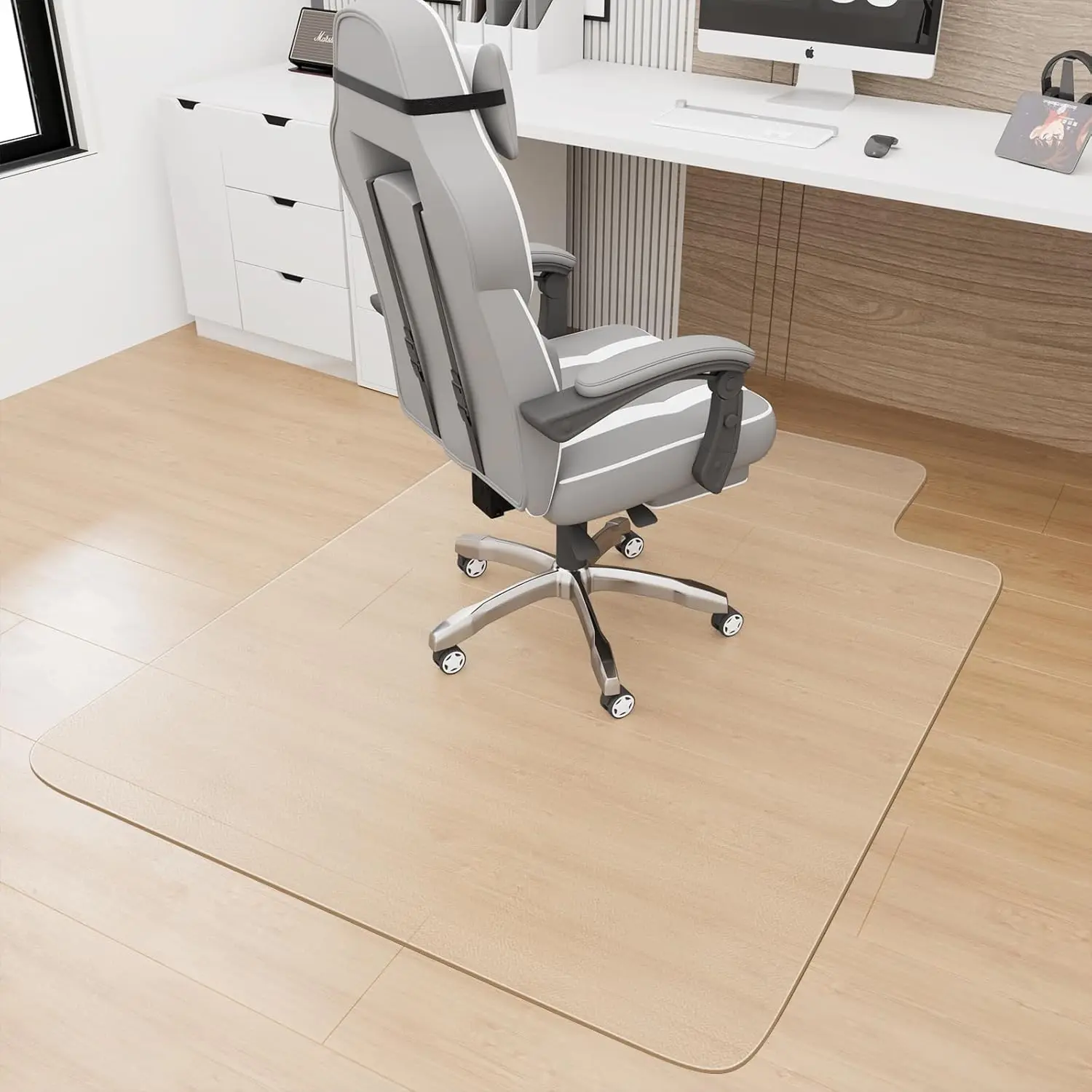 Office Chair Mat For Carpet, Computer Desk Mat, Heavy Duty Hardwood/Tile Floor Protector,Easy Glide Plastic Floor Mat For
Office Chair Mat For Carpet, Computer Desk Mat, Heavy Duty Hardwood/Tile Floor Protector,Easy Glide Plastic Floor Mat For