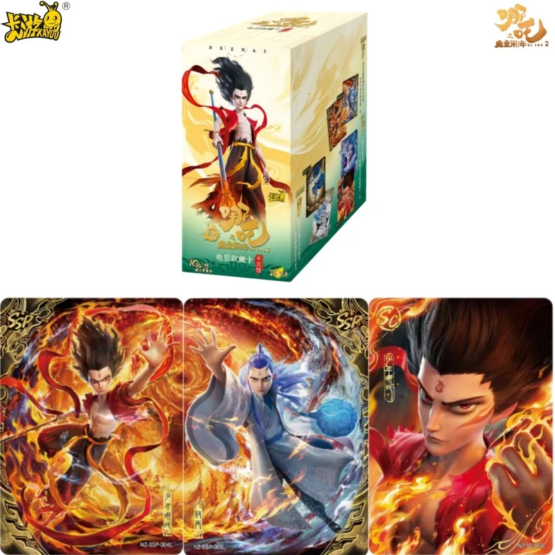 KAYOU Genuine Ne Zha 2 Card Doutianbao 5ND Movie Animation Comic Cartoon Periphery Collect Card Toy for Children Holiday Gift
KAYOU Genuine Ne Zha 2 Card Doutianbao 5ND Movie Animation Comic Cartoon Periphery Collect Card Toy for Children Holiday Gift