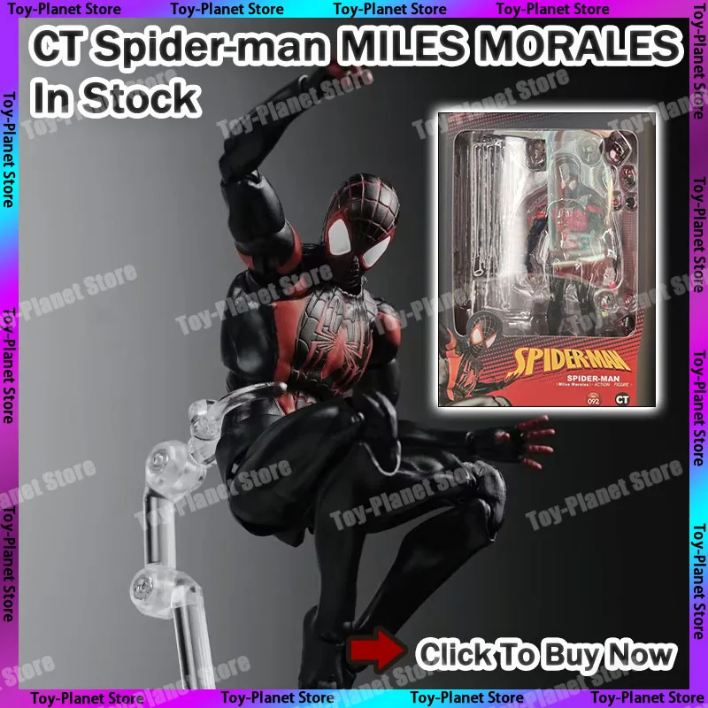 In Stock CT Factory Spider-Man 092 Miles Morales Ultimate Ver Action Figure 1/12 Scale Marvel Hero Articulation Model Toy
In Stock CT Factory Spider-Man 092 Miles Morales Ultimate Ver Action Figure 1/12 Scale Marvel Hero Articulation Model Toy