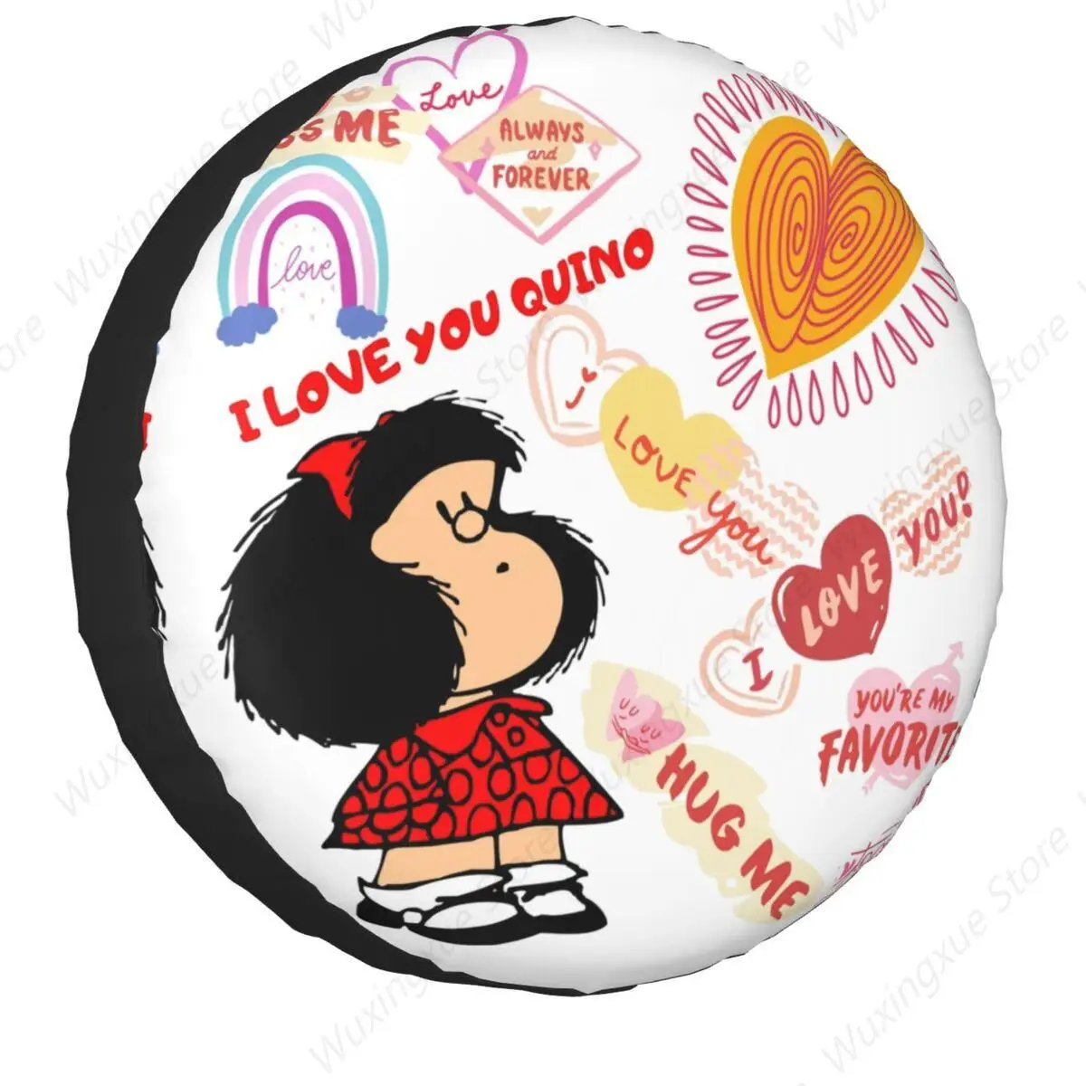 Mafalda Quino Comics Tribute запасное колесо чехол для шин сумка для Jeep Honda аксессуары для комиксов 14 "15" 16 "17"
Mafalda Quino Comics Tribute запасное колесо чехол для шин сумка для Jeep Honda аксессуары для комиксов 14 "15" 16 "17"