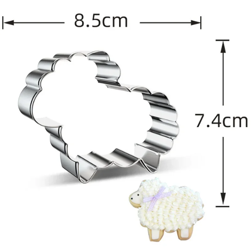 1pcs Cookware patisserie galletas Baking Tool Sheep Goat Baby Cookie Cutter Biscuit Mould Fondant Cake Decor Pastry Shop Cooking
1pcs Cookware patisserie galletas Baking Tool Sheep Goat Baby Cookie Cutter Biscuit Mould Fondant Cake Decor Pastry Shop Cooking