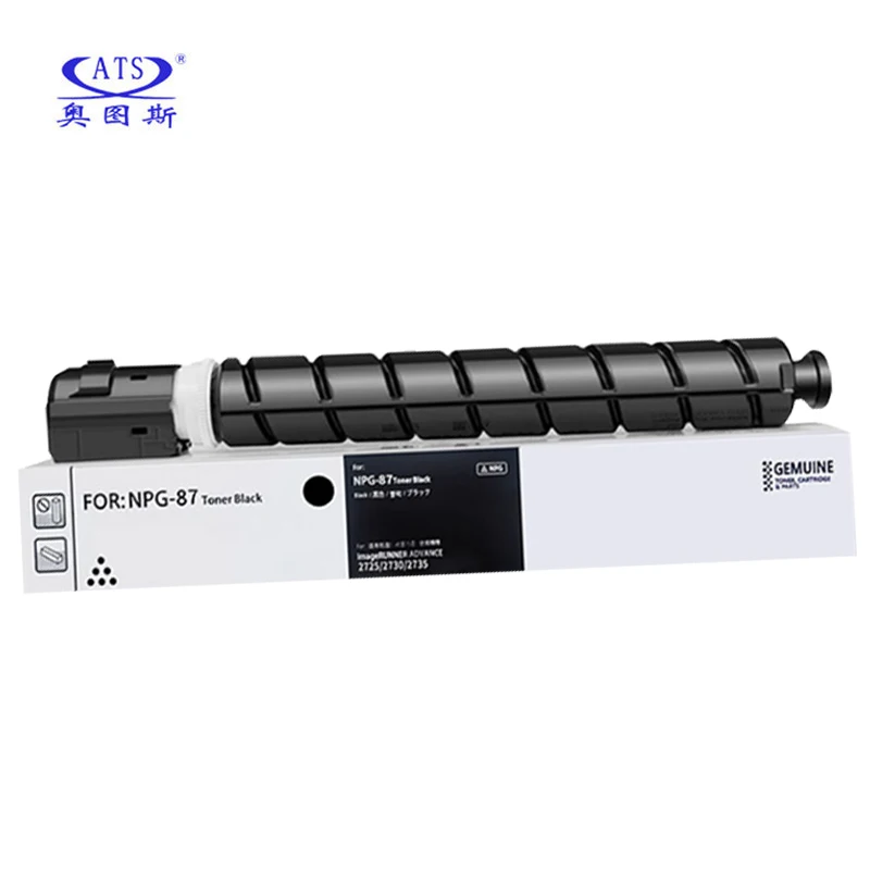 1 шт. NPG-87 NPG87 iR2730 iR2725 iR2735 тонер-картридж для Canon iR 2745i iR2745i, совместимый тонер, порошковый копир, запасные части
1 шт. NPG-87 NPG87 iR2730 iR2725 iR2735 тонер-картридж для Canon iR 2745i iR2745i, совместимый тонер, порошковый копир, запасные части