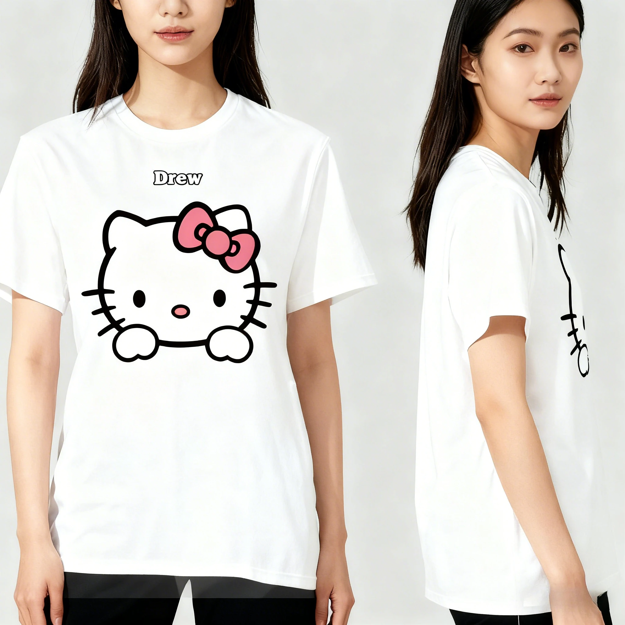 2026 New Hello Kitty Women’s 100%Cotton Tshirt Kuromi Clothing kawaii Harajuku Y2k Fashion cute Streetwear Causalwear Tops Tee
2026 New Hello Kitty Women’s 100%Cotton Tshirt Kuromi Clothing kawaii Harajuku Y2k Fashion cute Streetwear Causalwear Tops Tee