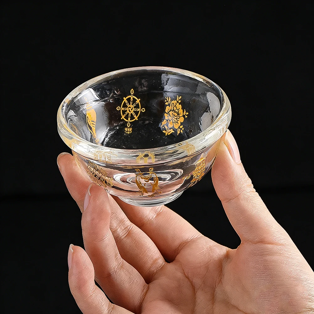 Buddhist Altar Crystal Bowl Engraved with Eight Auspicious Patterns, Tibetan Handmade Holy Water Bowl, Buddhist Supplies
Buddhist Altar Crystal Bowl Engraved with Eight Auspicious Patterns, Tibetan Handmade Holy Water Bowl, Buddhist Supplies