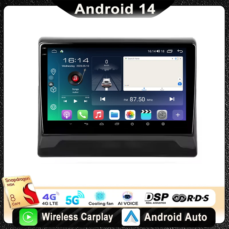 For Mitsubishi Delica D:5 2018 - 2024 Car Radio Multimedia Video Player Navigation Stereo GPS Android14 wireless Carplay DSP
For Mitsubishi Delica D:5 2018 - 2024 Car Radio Multimedia Video Player Navigation Stereo GPS Android14 wireless Carplay DSP