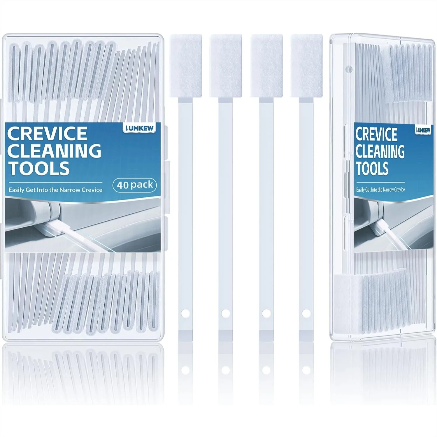 40pcs Disposable Crevice Cleaning Brushes for Small Spaces with Storage Box, Detail Gap Scrubber for Toilet Corner Window Track
40pcs Disposable Crevice Cleaning Brushes for Small Spaces with Storage Box, Detail Gap Scrubber for Toilet Corner Window Track