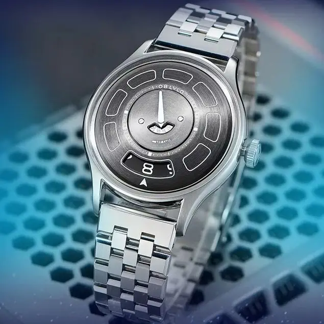Мужские автоматические часы OBLVLO, 41 мм, механические наручные часы, светящиеся, 5ATM, сапфировое стекло, уникальный циферблат с вращающимся малым циферблатом.
Мужские автоматические часы OBLVLO, 41 мм, механические наручные часы, светящиеся, 5ATM, сапфировое стекло, уникальный циферблат с вращающимся малым циферблатом.