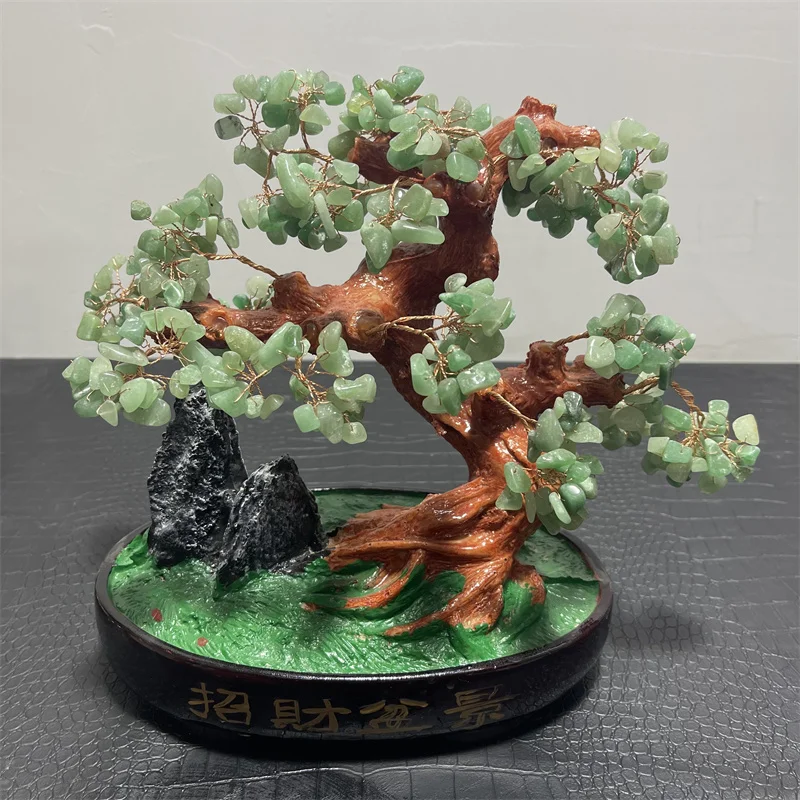 Natural Green Aventurine Tumbled Gemstone Lucky Money Fortune Crystal Tree For Decoration
Natural Green Aventurine Tumbled Gemstone Lucky Money Fortune Crystal Tree For Decoration