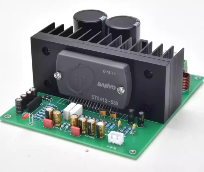 STK Production High Power Thick Film STK412-530 Power Amplifier Finished Board PCB
STK Production High Power Thick Film STK412-530 Power Amplifier Finished Board PCB