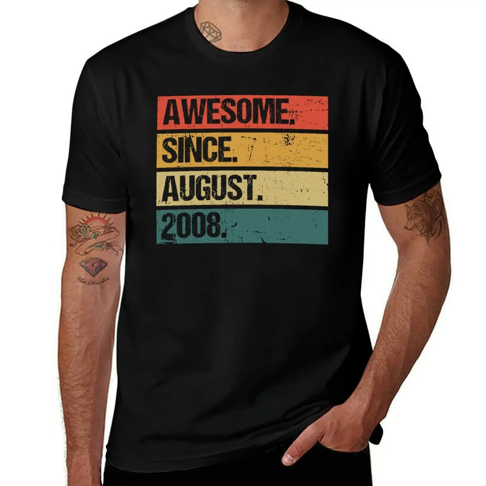 Awesome 2008 Vintage T-Shirt for t cotton T-Shirt Since 2008 shirts t graphic man shirts Made August August 2008 mens In
Awesome 2008 Vintage T-Shirt for t cotton T-Shirt Since 2008 shirts t graphic man shirts Made August August 2008 mens In