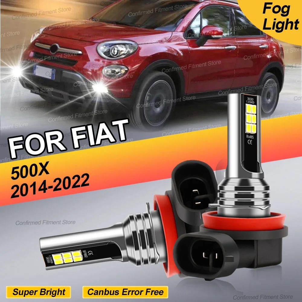 200W 6000K Super Bright LED Lights Bulb Canbus Error Free H8 Auto LED Front Fog Lamps Upgrade Chip For Fiat 500X 2014-2022
200W 6000K Super Bright LED Lights Bulb Canbus Error Free H8 Auto LED Front Fog Lamps Upgrade Chip For Fiat 500X 2014-2022