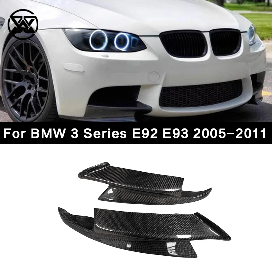 For BMW 3 Series E92 E93 2005-2011 Carbon Fiber Front Bumper Lip Splitter Foglamp Air Vent Cover Canards Apron Body Kit
For BMW 3 Series E92 E93 2005-2011 Carbon Fiber Front Bumper Lip Splitter Foglamp Air Vent Cover Canards Apron Body Kit