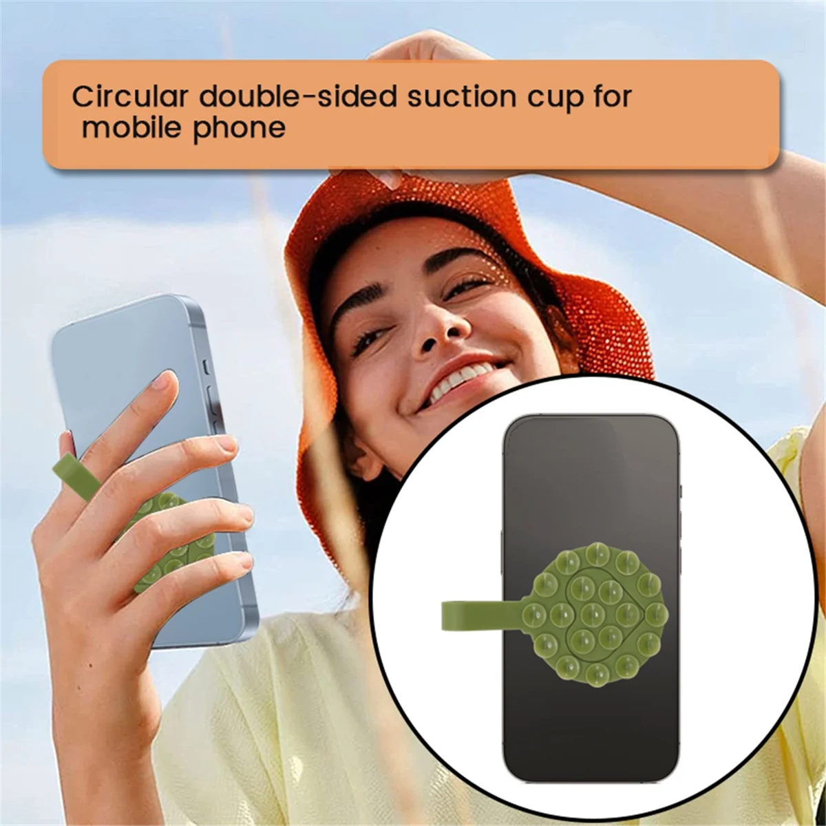 Suction Cup Phone Holder for Cell Phone Love Double Side Suction Cup Phone Case Holder Silicone Handle Holder H
Suction Cup Phone Holder for Cell Phone Love Double Side Suction Cup Phone Case Holder Silicone Handle Holder H