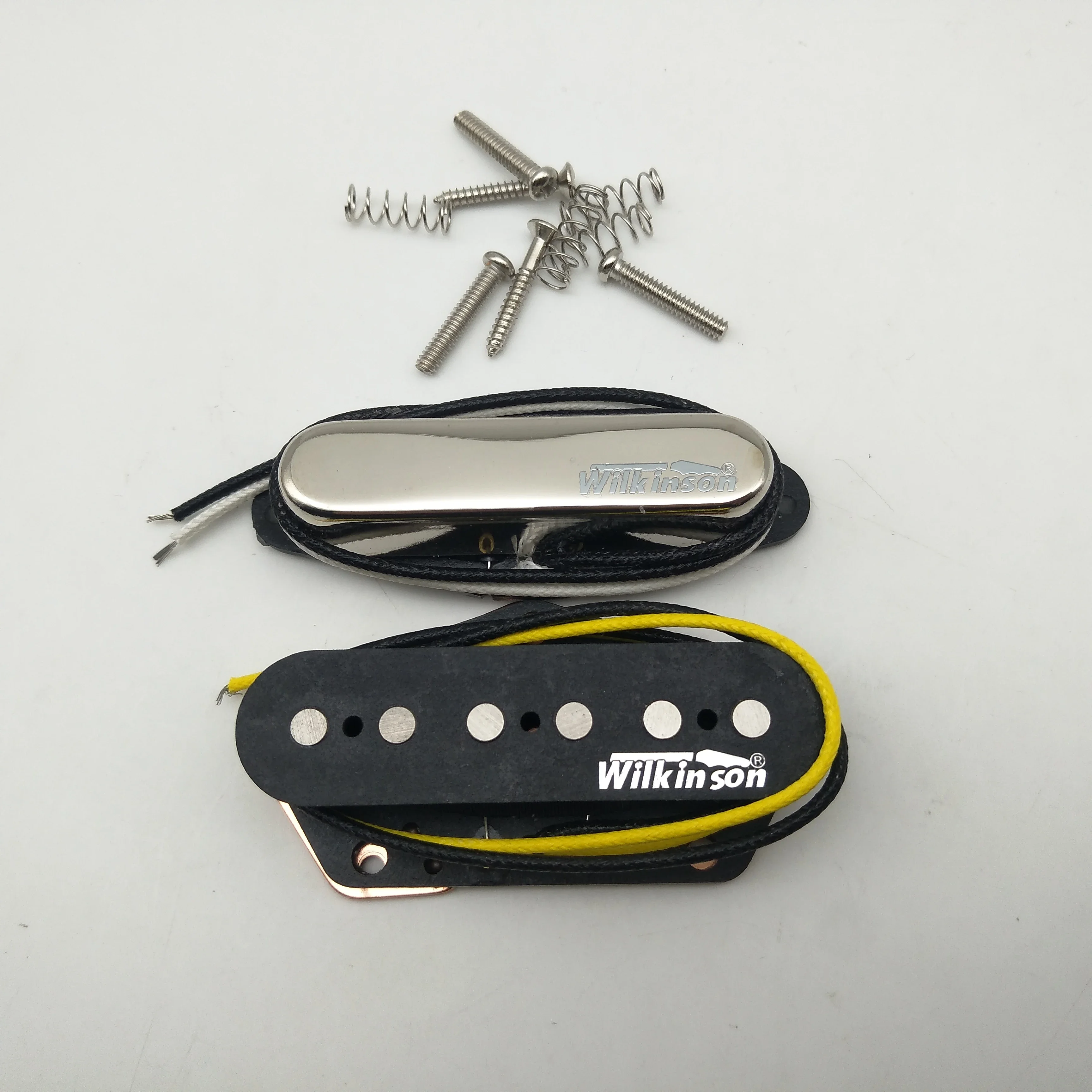 New WVT Alnico5 Pickups Neck and Bridge Electric Guitar Pickups Single Coil Pickups Guitar Accessories
New WVT Alnico5 Pickups Neck and Bridge Electric Guitar Pickups Single Coil Pickups Guitar Accessories