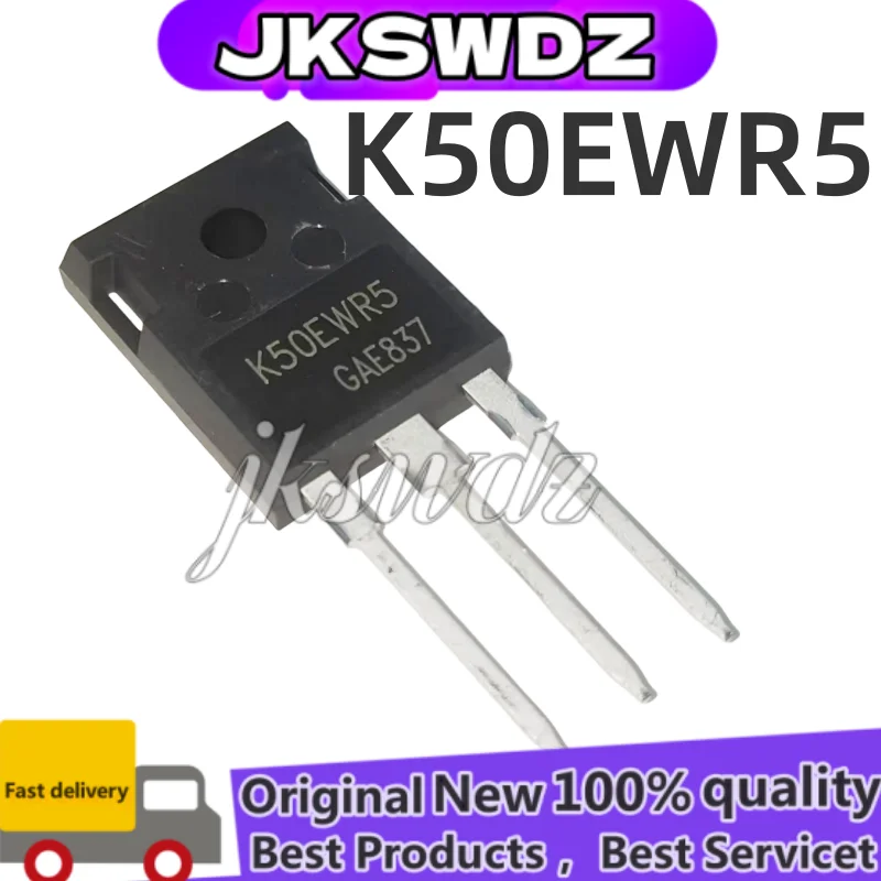 5PCS K50EWR5 IKW50N65WR50A 650V TO-247 new original IGBT transistorJSWDZ
5PCS K50EWR5 IKW50N65WR50A 650V TO-247 new original IGBT transistorJSWDZ
