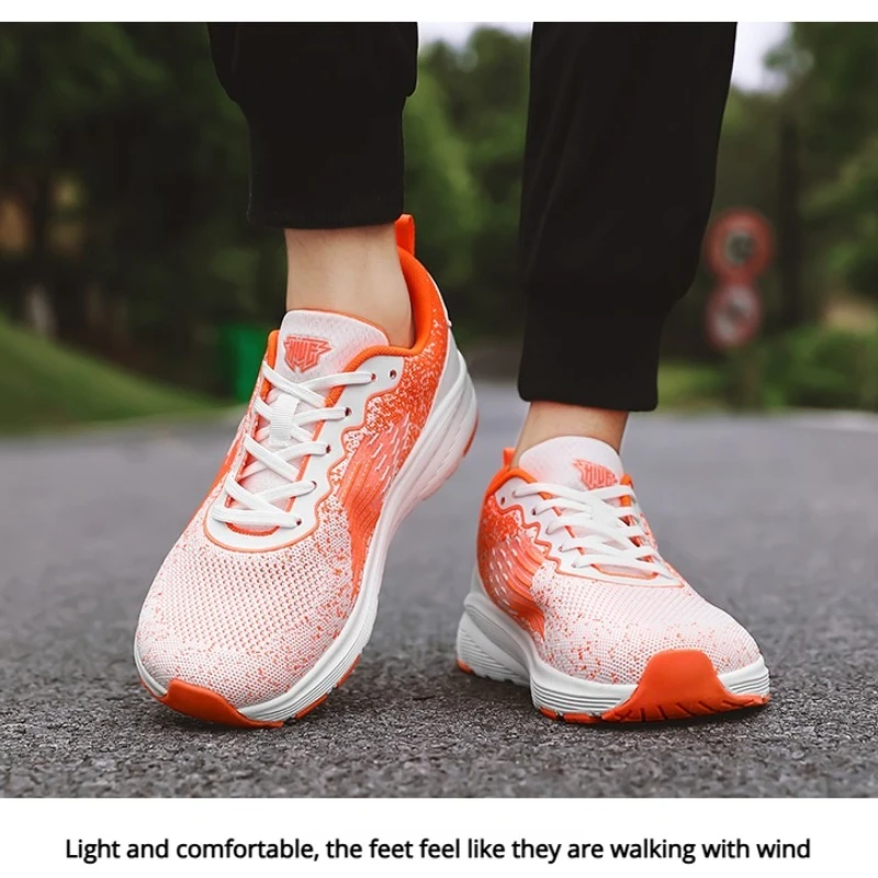 New Pair of Spring and Summer Color-matched Round-toed Fashionable Lightweight Casual Sports Shoes Made of Fly-woven Fabric Mesh
New Pair of Spring and Summer Color-matched Round-toed Fashionable Lightweight Casual Sports Shoes Made of Fly-woven Fabric Mesh