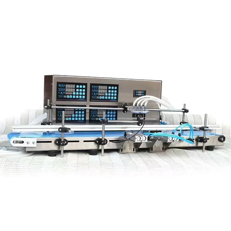 4 Export Desktop Electric Automatic Single-head Motor Magnetic Pump Oil Beverage Juice Bottle Liquid Filling Machine
4 Export Desktop Electric Automatic Single-head Motor Magnetic Pump Oil Beverage Juice Bottle Liquid Filling Machine