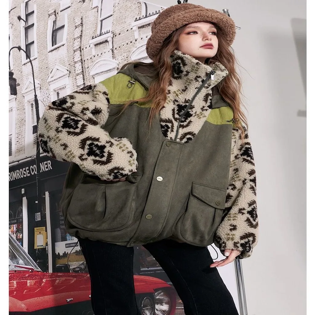 Spliced cotton jacket for women's 2024 winter new plus size Korean fashion design jacket
Spliced cotton jacket for women's 2024 winter new plus size Korean fashion design jacket