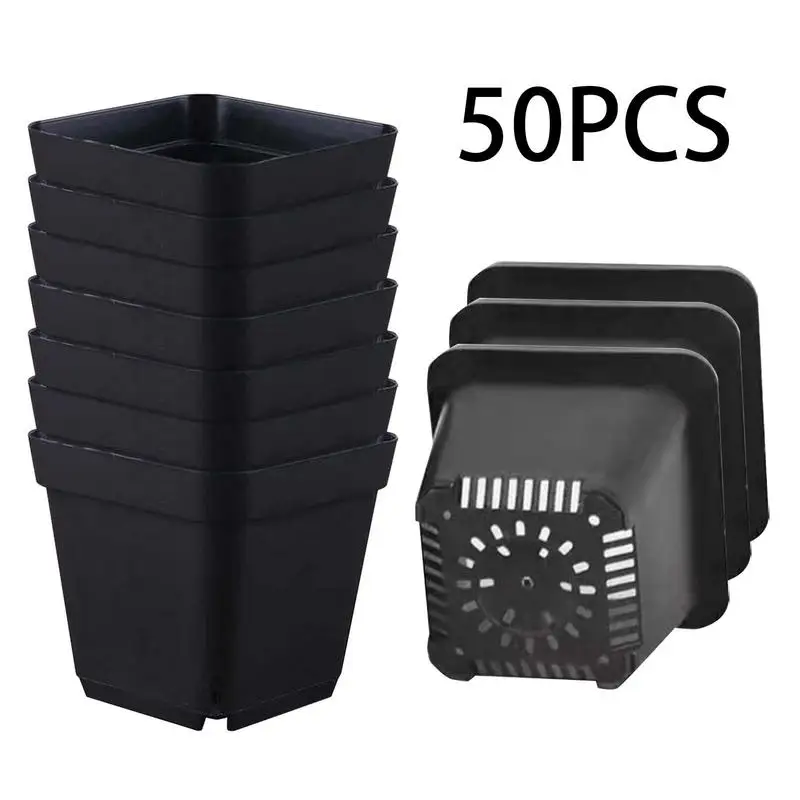 50pcs Seedling Cups Garden Planter With Drainage Holes Nursery Plant Grow Pots Cup For Flower Plastic Pot Gardening Tools
50pcs Seedling Cups Garden Planter With Drainage Holes Nursery Plant Grow Pots Cup For Flower Plastic Pot Gardening Tools