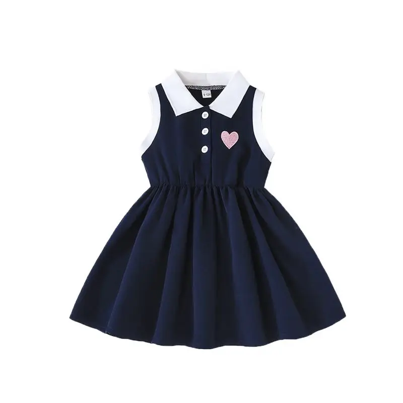 Kids Tennis Dress For Girls Turn-Down Collar Sleeveless Dresses Children Soft Yoga Badminton Running Skirt Summer Sports Dress
Kids Tennis Dress For Girls Turn-Down Collar Sleeveless Dresses Children Soft Yoga Badminton Running Skirt Summer Sports Dress