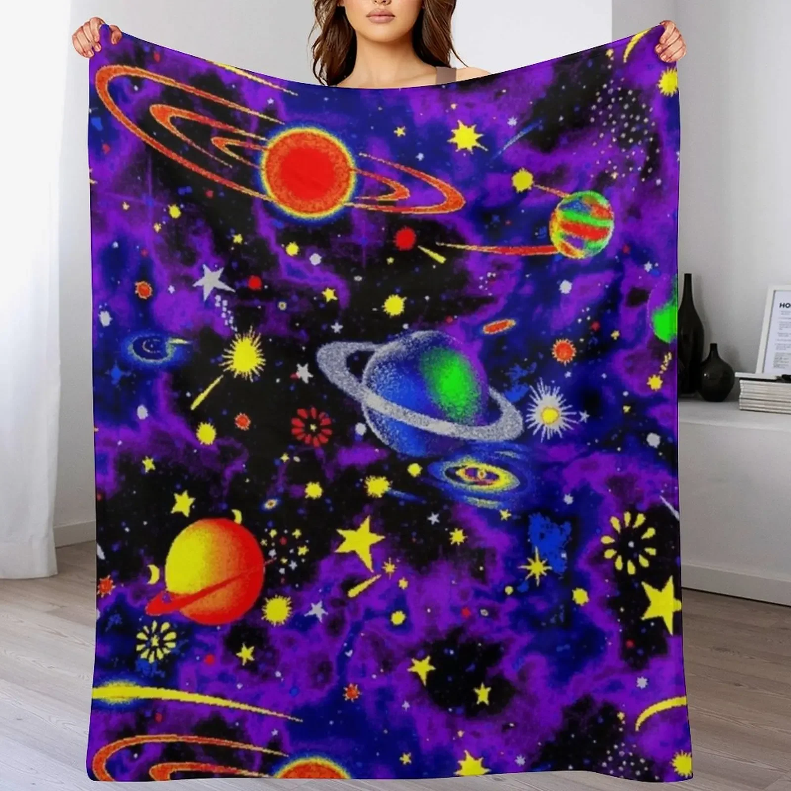 Glow in the Dark Throw Blanket Sofa Throw Blankets For Bed Flannel Fabric Blankets
Glow in the Dark Throw Blanket Sofa Throw Blankets For Bed Flannel Fabric Blankets