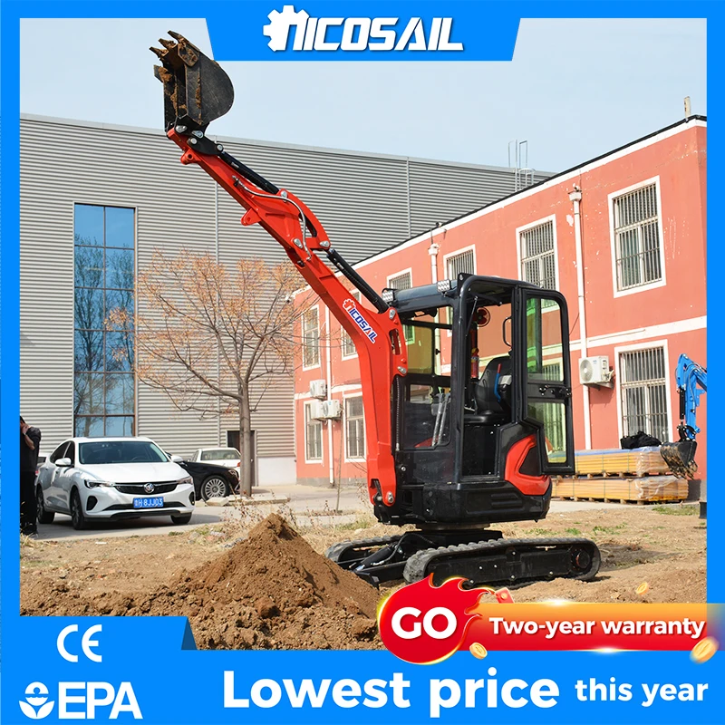 EPA Compact Excavator NICOSAIL OKW25U 2100kg Customizable Mini Digger 14.2kW for Australia New Zealand
EPA Compact Excavator NICOSAIL OKW25U 2100kg Customizable Mini Digger 14.2kW for Australia New Zealand