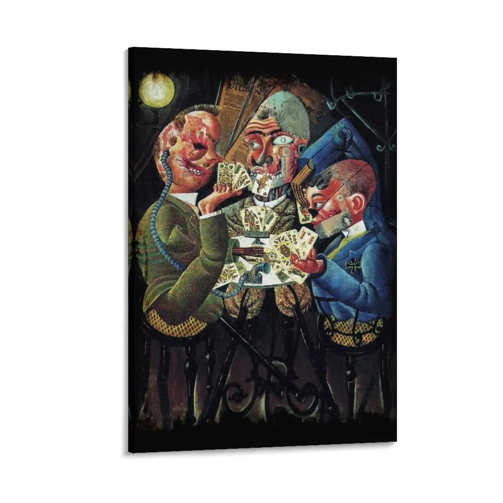 The card Skat Players Otto Dix painting artist art lover gift t shirt Canvas Painting Wall decoration poster bedrooms decor
The card Skat Players Otto Dix painting artist art lover gift t shirt Canvas Painting Wall decoration poster bedrooms decor