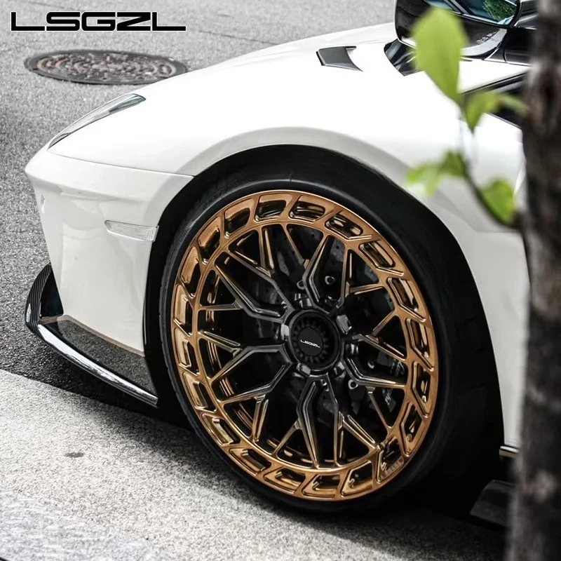 Hot-selling Custom Forged Alloy Rim Black and Bronze for Lamborghini 5x114.3 5x120 19 20 21 22 23 Inch Passenger Car Wheel Rim
Hot-selling Custom Forged Alloy Rim Black and Bronze for Lamborghini 5x114.3 5x120 19 20 21 22 23 Inch Passenger Car Wheel Rim