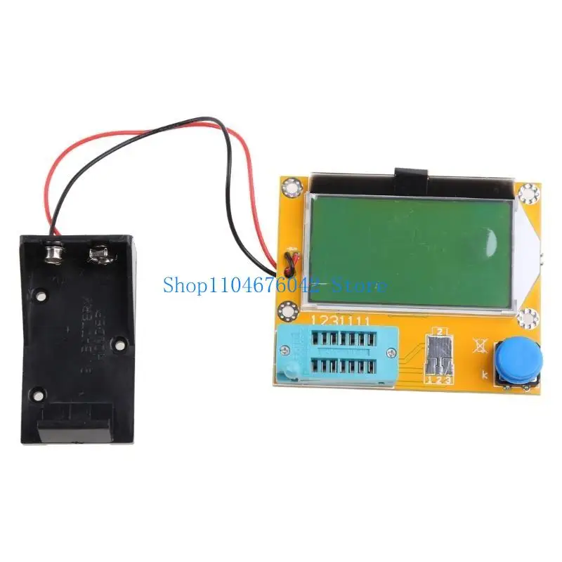 652F 9V LCD Digital Transistor Tester LCR-T4 Meter 12864 Backlight Capacitance
652F 9V LCD Digital Transistor Tester LCR-T4 Meter 12864 Backlight Capacitance