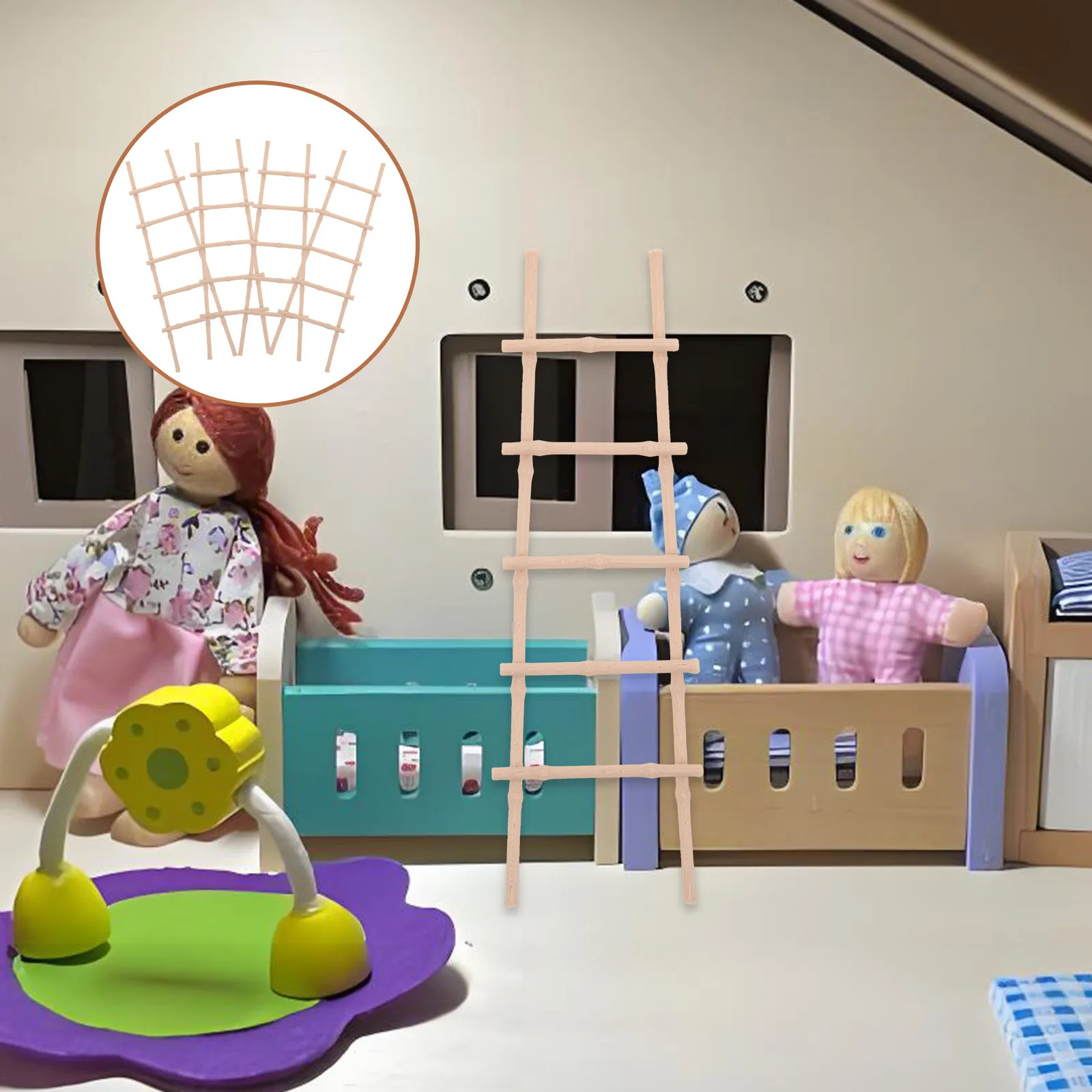 Набор из 4 миниатюрных лестниц: реалистичные аксессуары для кукольного домика, мебели и DIY-декора ландшафта
Набор из 4 миниатюрных лестниц: реалистичные аксессуары для кукольного домика, мебели и DIY-декора ландшафта