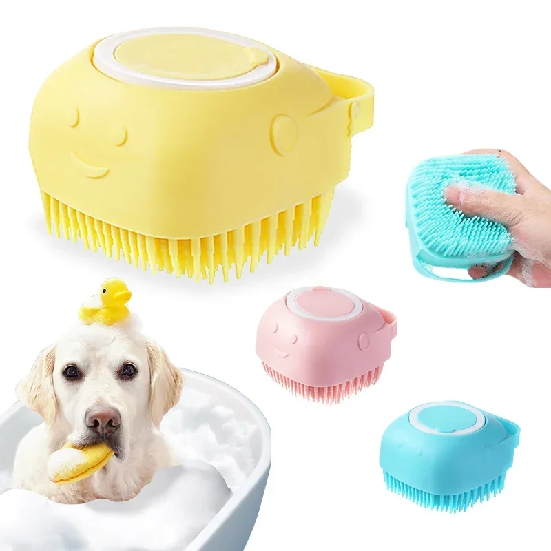 Pet Dog Shampoo Brush 2.7oz 80ml Soft Silicone Massager Bathing Brush brush cat Clean Tools for Bathing Short Hair Pet Products
Pet Dog Shampoo Brush 2.7oz 80ml Soft Silicone Massager Bathing Brush brush cat Clean Tools for Bathing Short Hair Pet Products