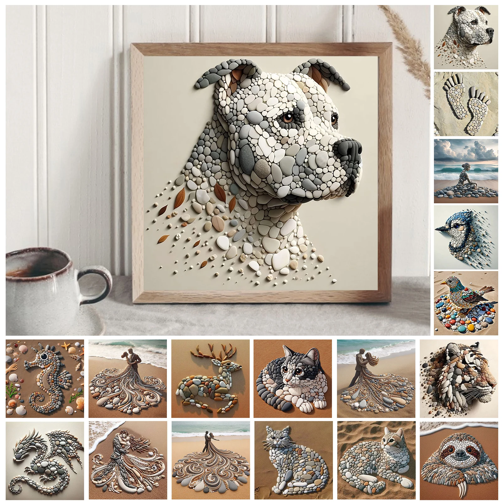 Stone Art Full DIY 5D Round Drill Diamond Art Kits for Adults Beginner Home Wall Decor Gem Art Diamond Painting Kits 40x40cm
Stone Art Full DIY 5D Round Drill Diamond Art Kits for Adults Beginner Home Wall Decor Gem Art Diamond Painting Kits 40x40cm