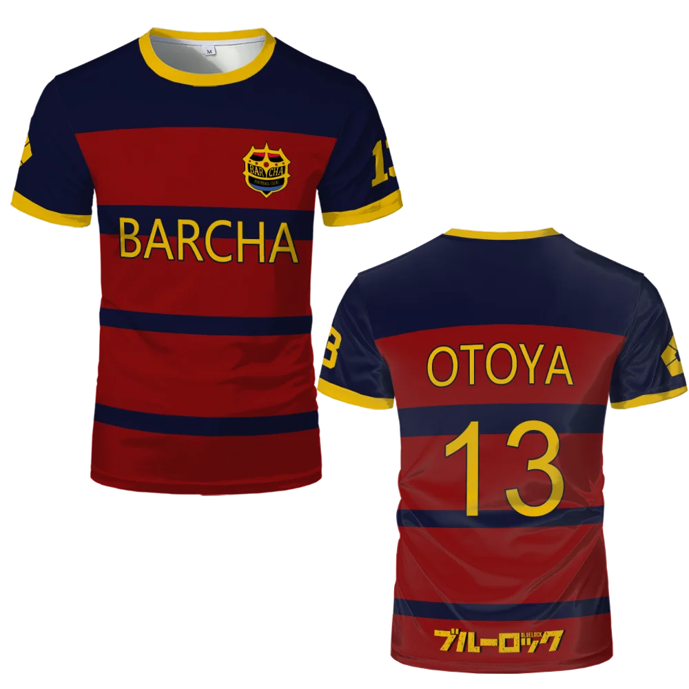 Синий замок FC Barcha, мультфильм, аниме, косплей, мужской трикотаж, летние детские футболки с короткими рукавами, стиль 2025 года, модная мужская футболка для мальчиков
Синий замок FC Barcha, мультфильм, аниме, косплей, мужской трикотаж, летние детские футболки с короткими рукавами, стиль 2025 года, модная мужская футболка для мальчиков