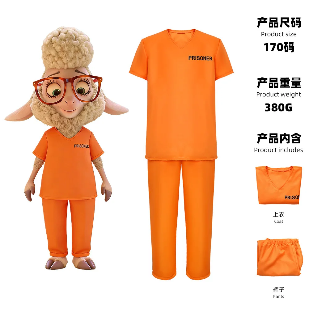 Оранжевый комбинезон заключенного для взрослых, нарядное платье на Хэллоуин, зоопарк, помощник овец, мера тюрьма, униформа, костюм для женщин и мужчин
Оранжевый комбинезон заключенного для взрослых, нарядное платье на Хэллоуин, зоопарк, помощник овец, мера тюрьма, униформа, костюм для женщин и мужчин