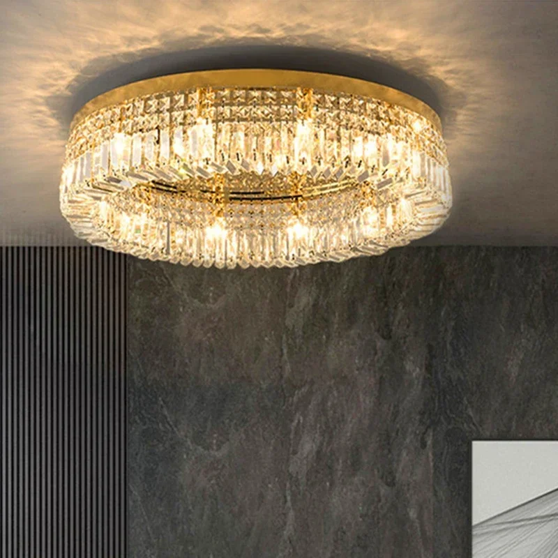 Modern Crystal Ceiling Light For Dining Room Led Chandeliers Lighting Gold Pendant Lamp Living Room Decoration
Modern Crystal Ceiling Light For Dining Room Led Chandeliers Lighting Gold Pendant Lamp Living Room Decoration